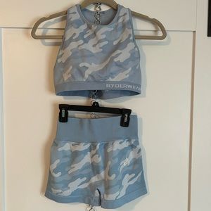 Ryderwear matching sports bra and spandex